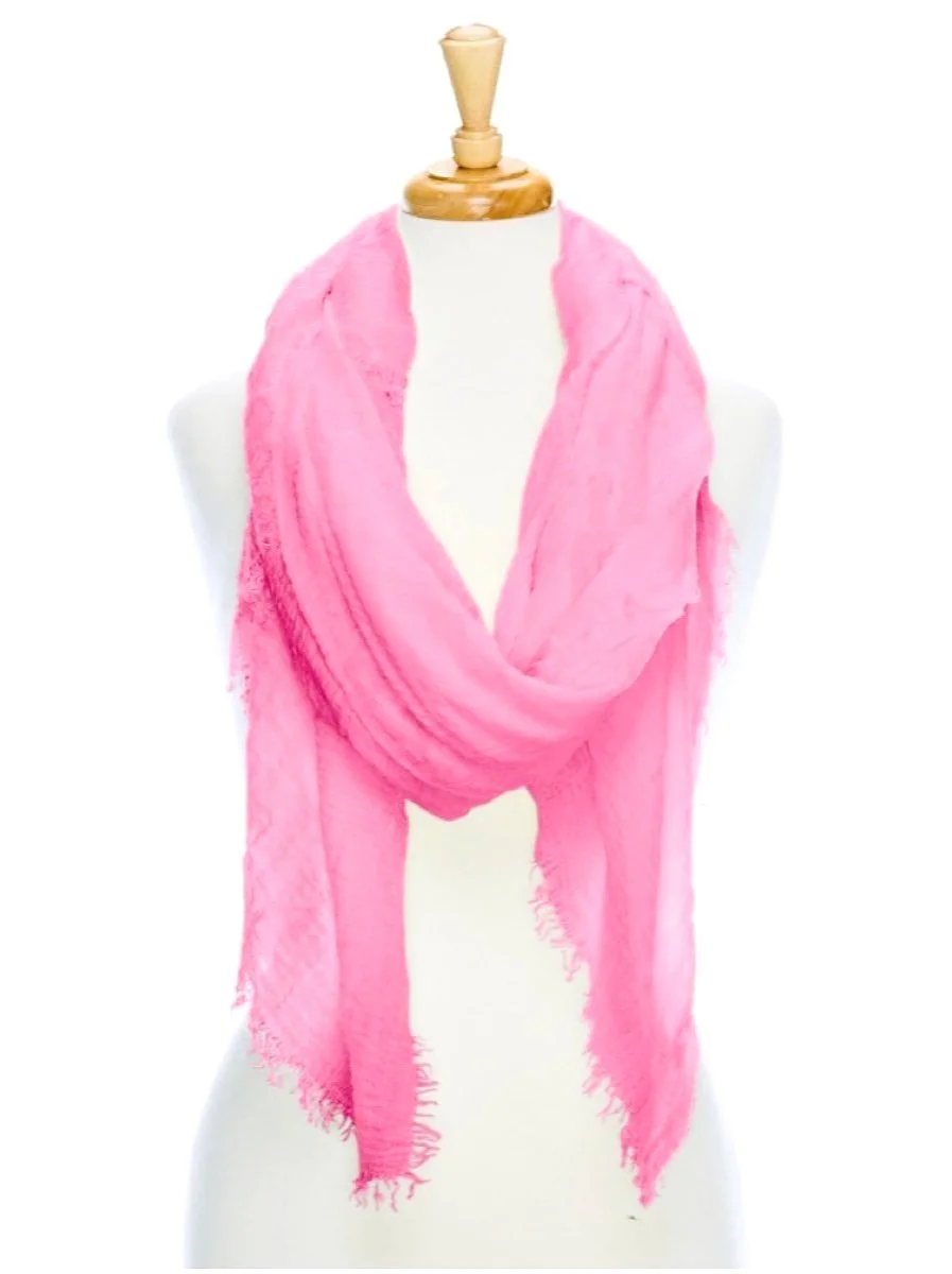 All Seasons Pretty in Pink Scarf/Shawl — Ya Living